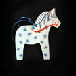 Wall hanging horse, 3 1/4 x 3 - $10.00