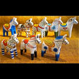 Assorted historically inspired carved Swedish horses sold with historic reference information – 3'' $26.00